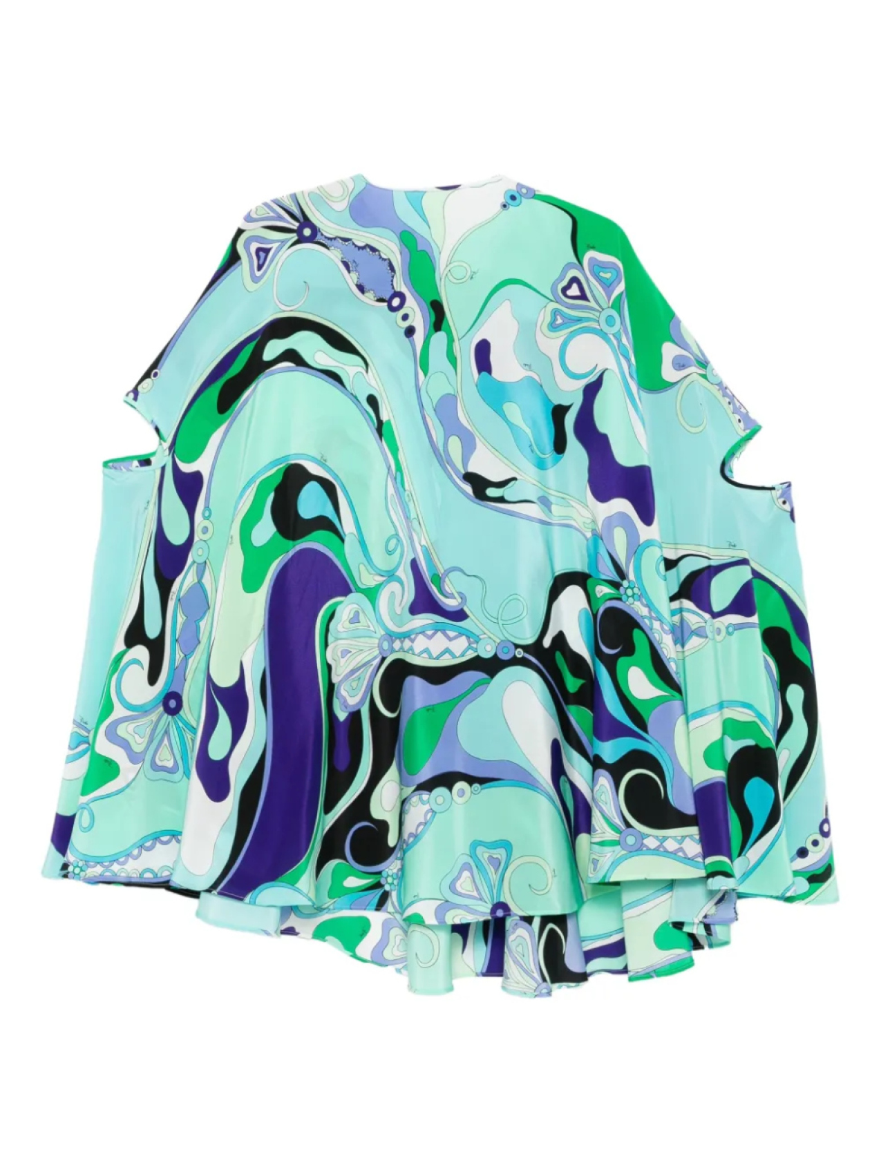 

PUCCI платье мини с узором, зеленый