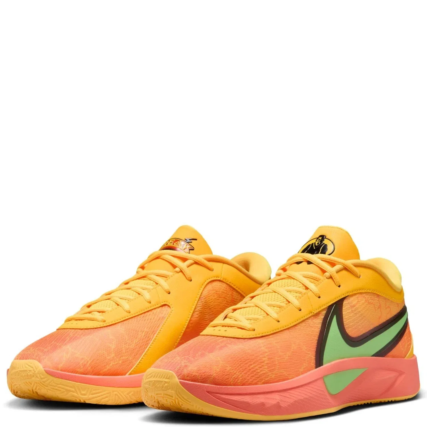 Мужские баскетбольные кроссовки Nike Giannis Zoom Freak 6 FJ7792-601 оранжевого цвета RHS7359