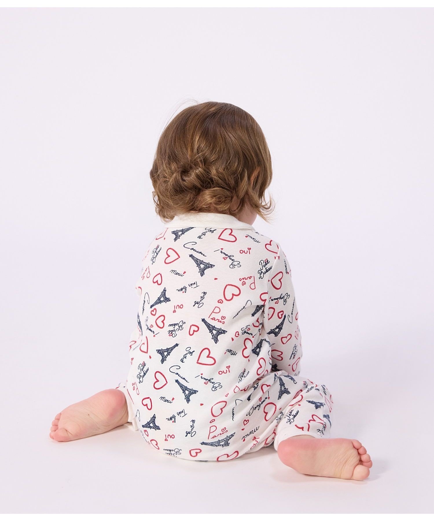 Комбинезон без штанин Petit Bateau, Off-white/Multicolor — фото 2