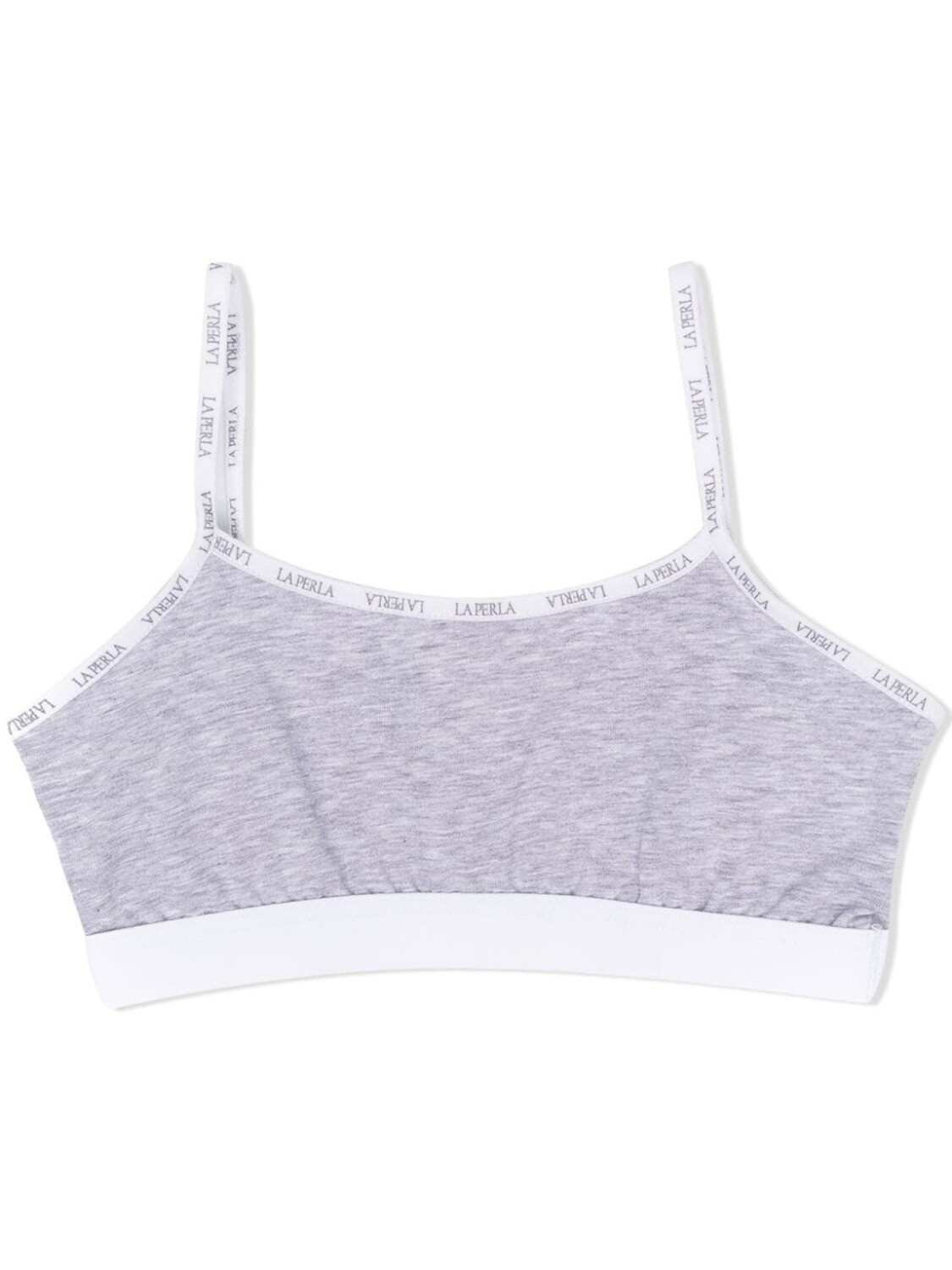 

La Perla Kids бюстгальтер с логотипом, серый