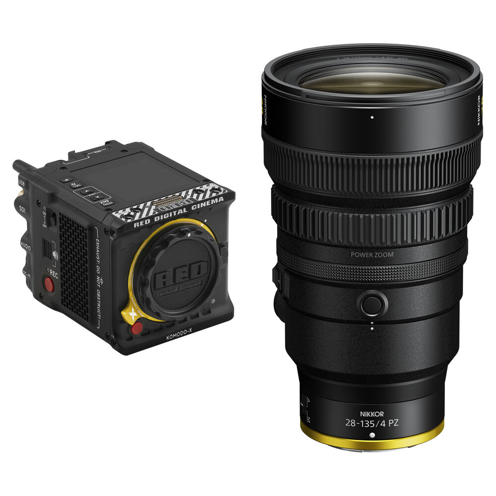

Комплект крепления RED DIGITAL CINEMA KOMODO-X Z с зум-объективом NIKKOR 28-135 мм (Nikon Z)