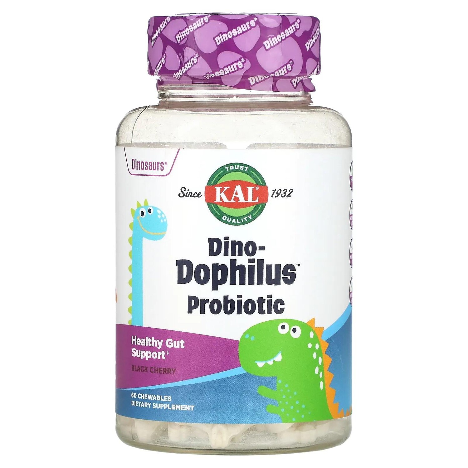 

KAL Dino-Dophilus черемуха 60 жевательных таблеток