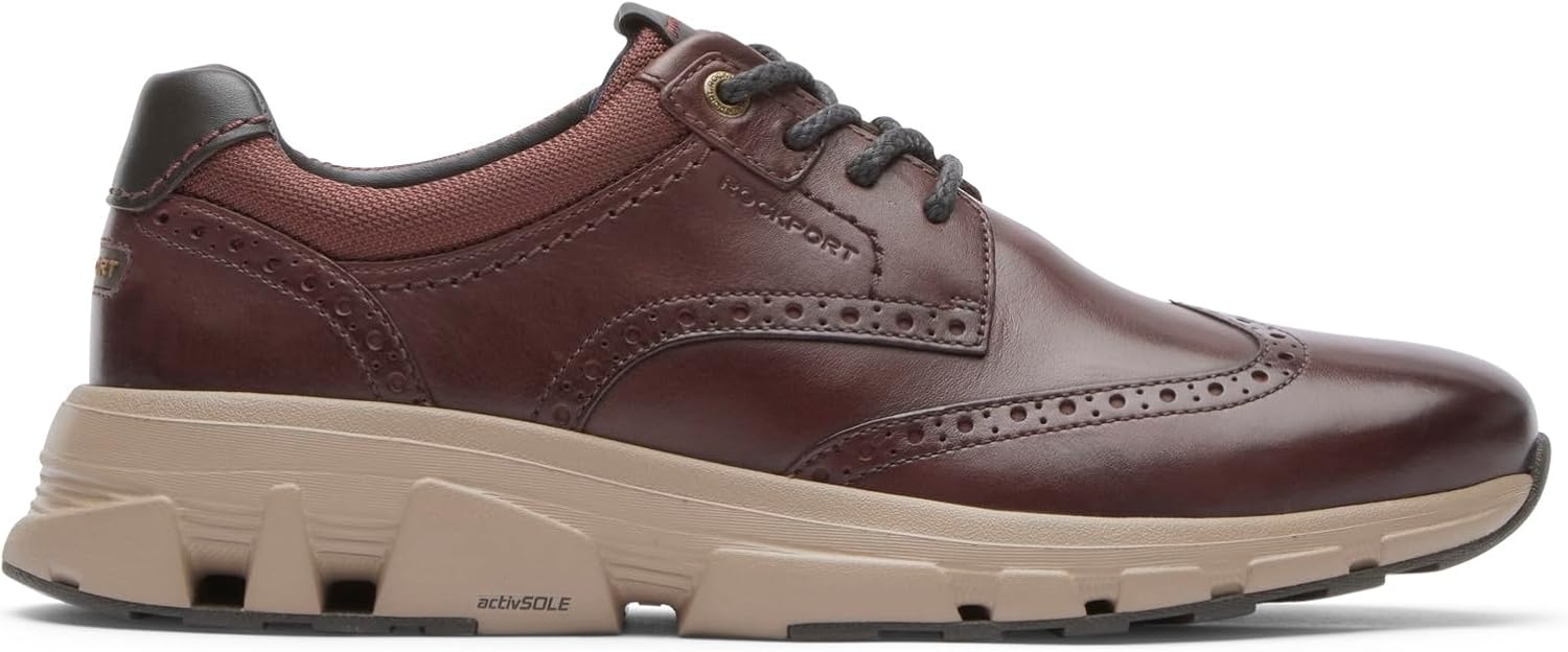 Мужские кроссовки Rockport Reboundx с крыльями, Andorra Leather — фото 4
