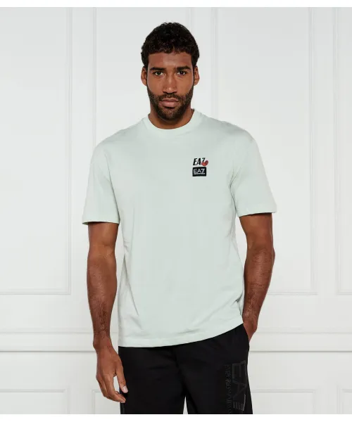 

Футболка Relaxed fit Ea7, зеленый