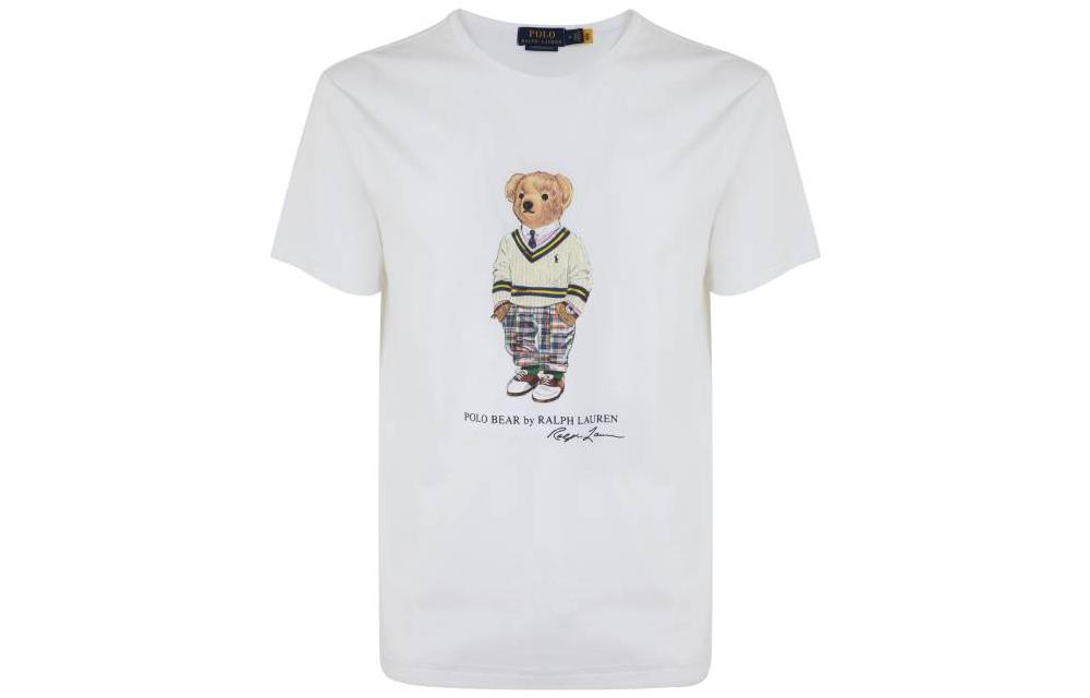

Футболка с принтом Polo Bear Polo Ralph Lauren, белый