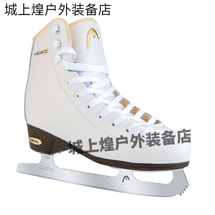 

HEAD Коньки для фигурного катания F600PRO для начинающих, детей и взрослых, настоящие ледовые коньки, F600PRO White, размер 42