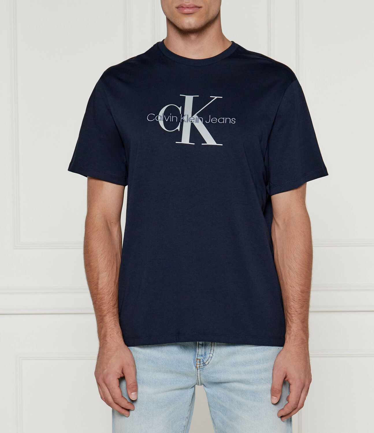 

Футболка CALVIN KLEIN JEANS Regular Fit, темно-синий