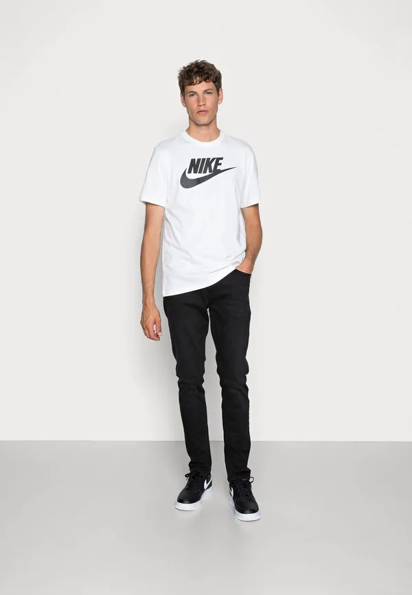 Футболка с принтом tee icon futura Nike Sportswear, White/Black — фото 2