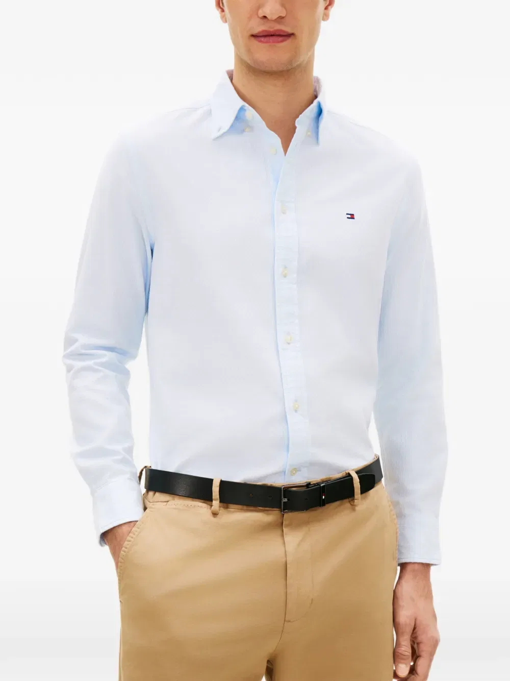 Рубашка с длинными рукавами Flex Technology Tommy Hilfiger, синий — фото 4