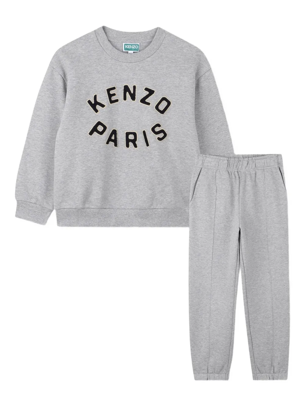 

Спортивный костюм с логотипом Kenzo Kids, серый