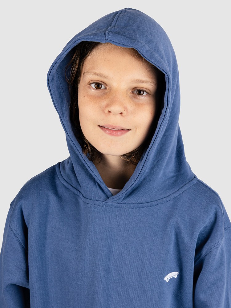 Толстовка Vans Salton Loose Po Kids Hoodie, true navy — фото 4