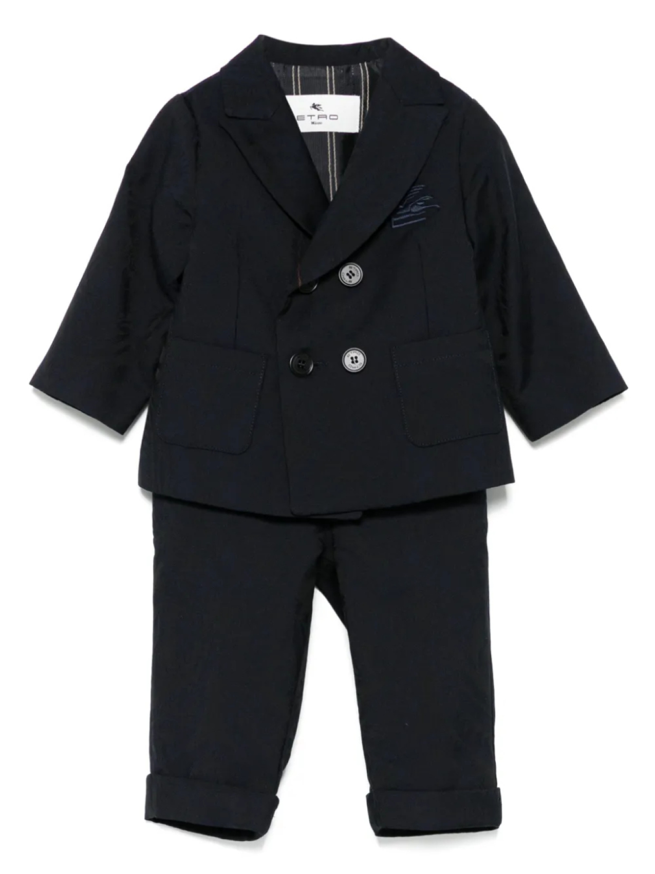 

Жаккардовый костюм ETRO KIDS, черный