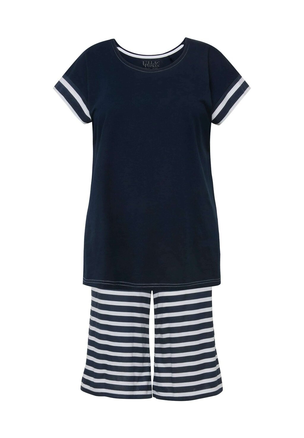 

Пижамный комплект STRIPED SHORTY SET Ulla Popken, темно-синий