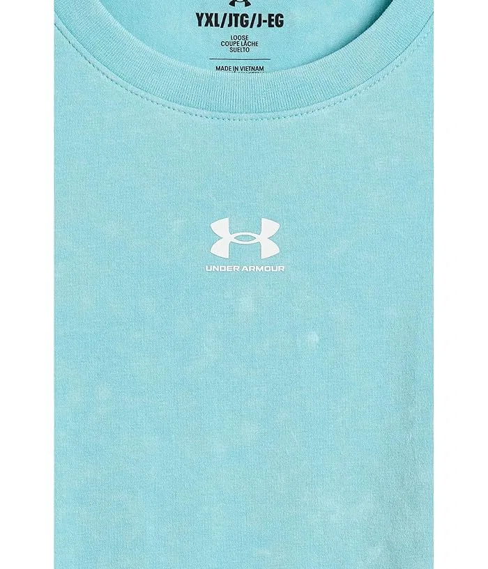 Футболка Rival Wash Under Armour Kids, Blue Haze/White — фото 3
