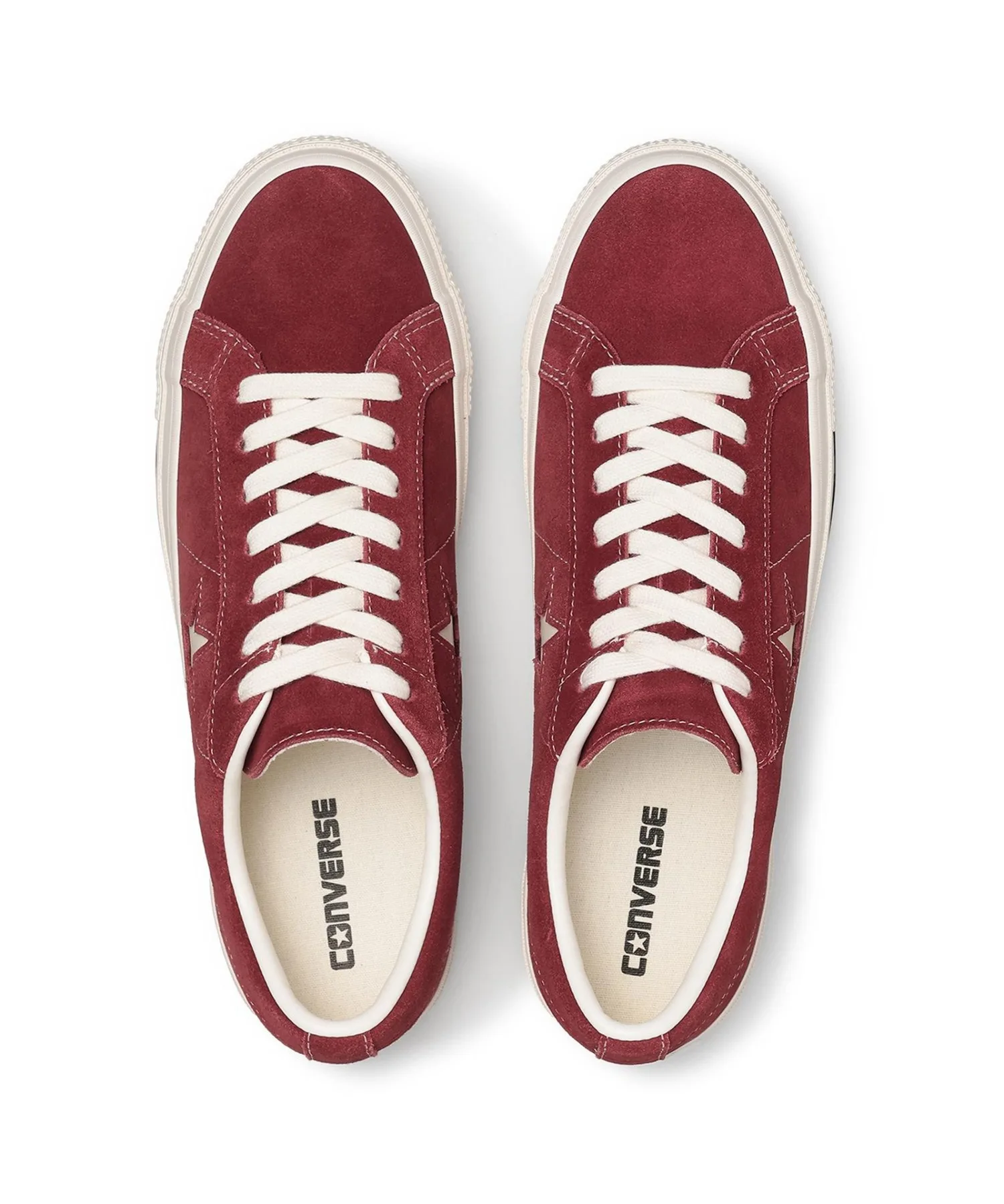 Мужские кроссовки из замши ONE STAR SUEDE CONVERSE красные — фото 4
