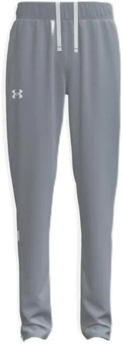 Вязаные спортивные командные брюки Under Armour для мальчиков - отводят пот, Mod Gray-White