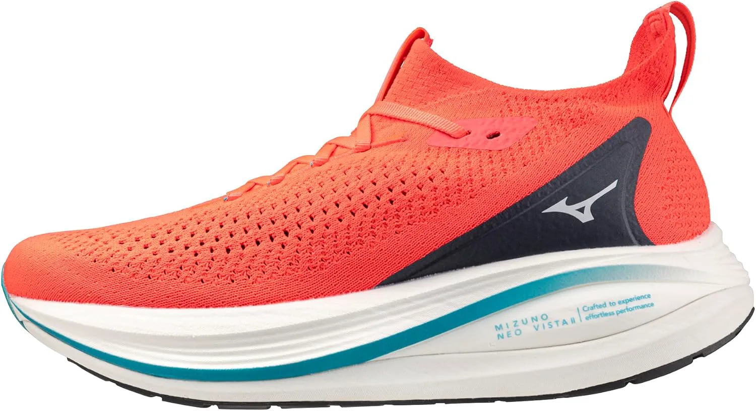 Кроссовки Mizuno Neo Vista 2 для взрослых, унисекс, коралловый/белый
