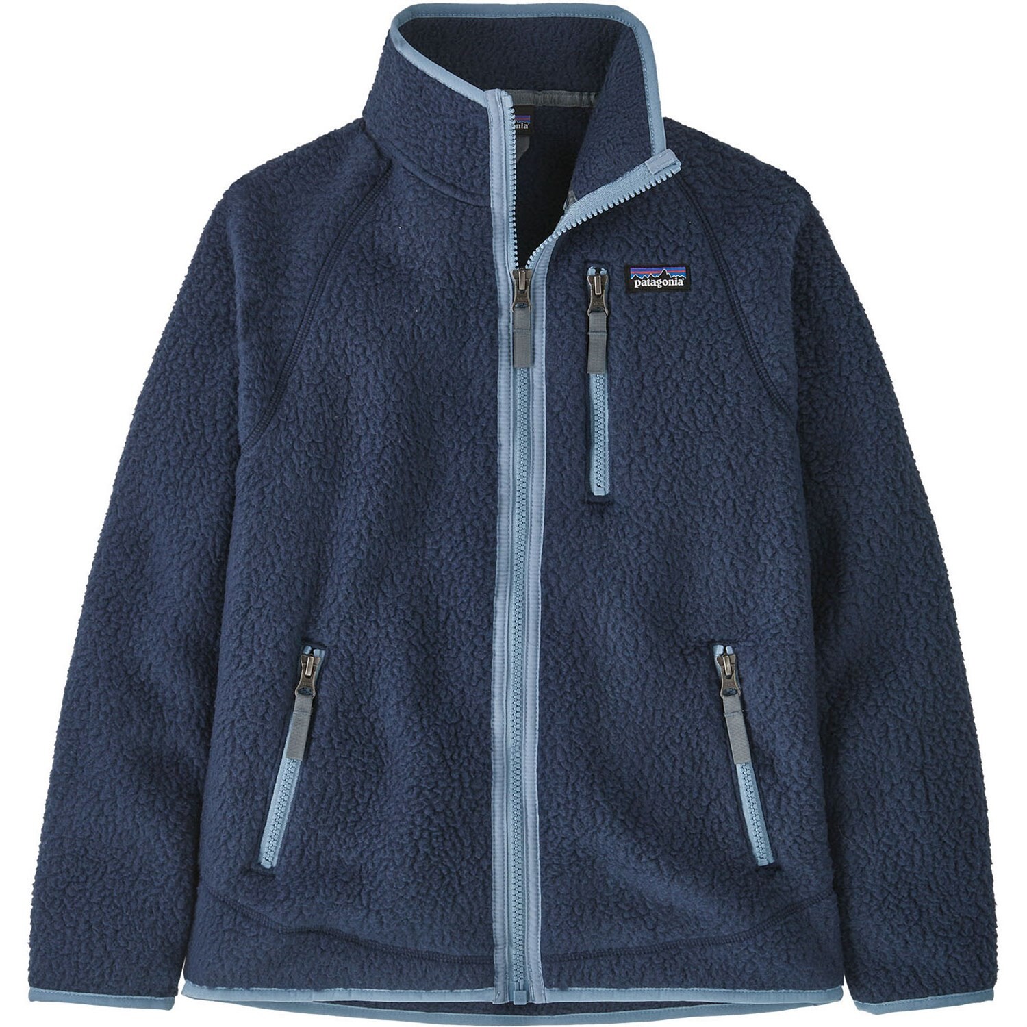 

Куртка детская Patagonia Retro Pile Fleece, цвет New Navy w/Light Plume Grey