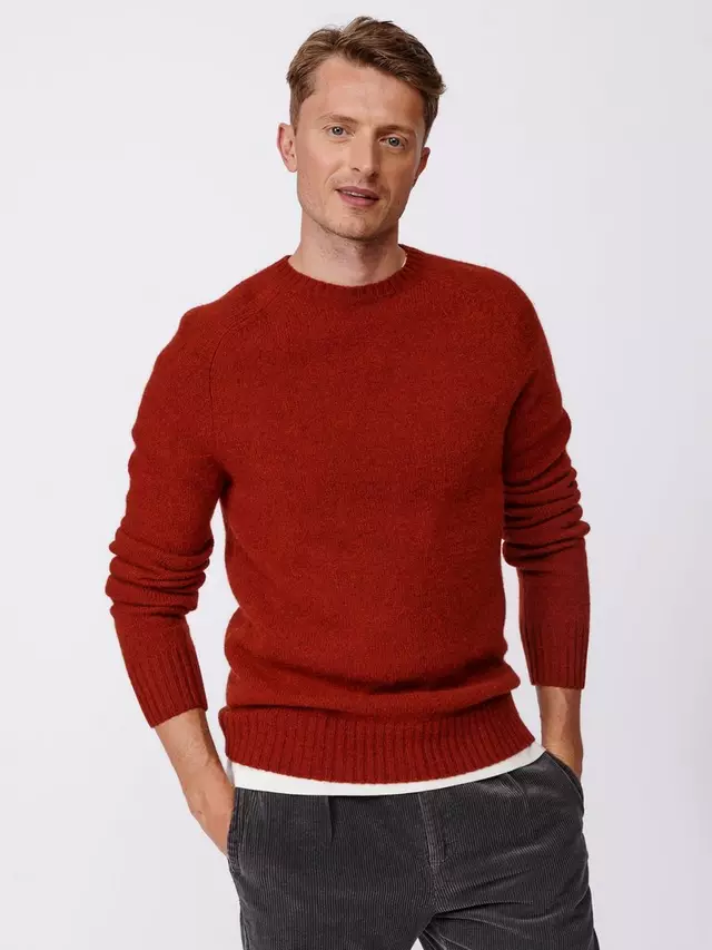 

Джемпер Aubin Prestwick Wool Crew, цвет rust