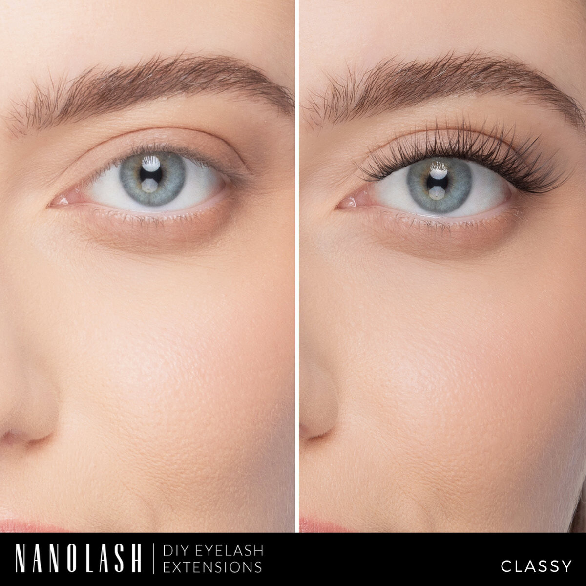 Набор для склеивания ресниц Nanolash CLASSY - ресницы для самостоятельного нанесения — фото 2