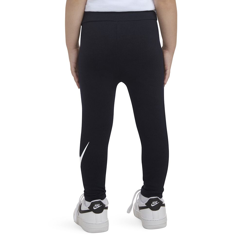 Леггинсы Nike Club с высокой посадкой для девочек-подростков, цвет Dark Gray Heather — фото 2