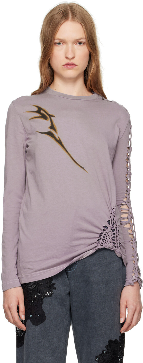 

Фиолетовая футболка Tosh LS Collina Strada