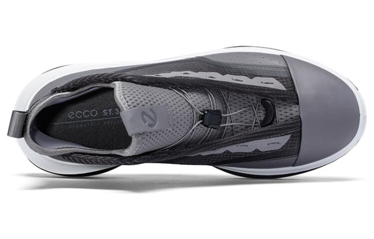 Подходит для активного образа жизни Мужская обувь среднего размера Iron Gray Ecco — фото 4