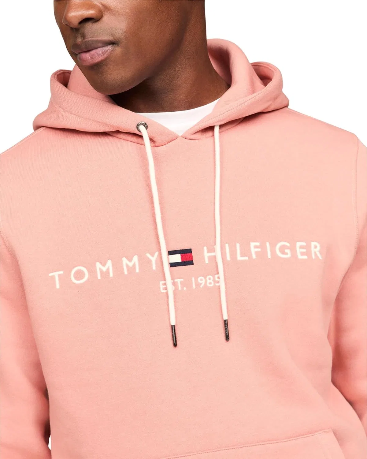 Худи Tommy Hilfiger с вышивкой, Clay Pink — фото 2