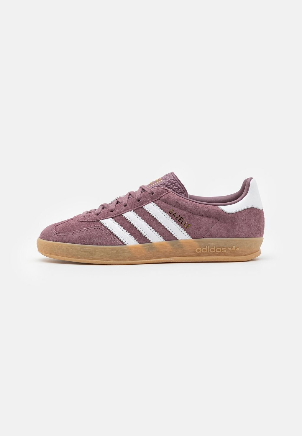 Полукеды Gazelle Indoor Unisex adidas Originals, Shadow fig/обувь белая — фото 2
