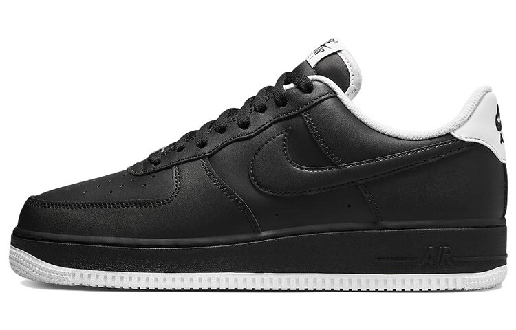 

Nike Air Force 1 Low '07 Черно-белая подошва, Черный, Nike Air Force 1 Low '07 Черно-белая подошва