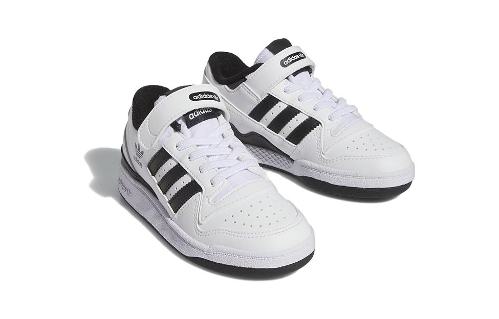 Adidas Forum Low Cloud White Core Black PS Adidas Originals, Белый Черный — фото 2