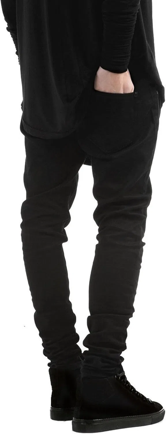 Джинсы Slim Fit, хлопок, Черный — фото 3