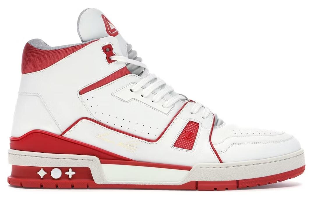 Кроссовки LV Trainer Mid White Red Louis Vuitton — фото 2