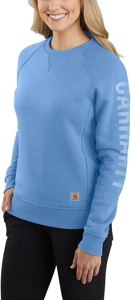 

Carhartt Women's 104410 Женский Мидвейт Графический Свитшот, Skystone