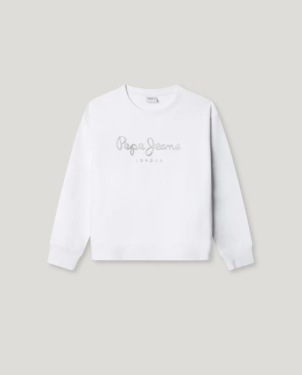 

Женский свитшот Hana Crew Pepe Jeans, белый