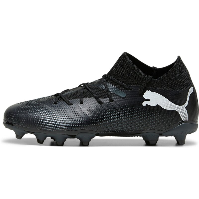 Футбольные бутсы для лужайки Future 7 Match FG/AG JR Puma, черный — фото 4