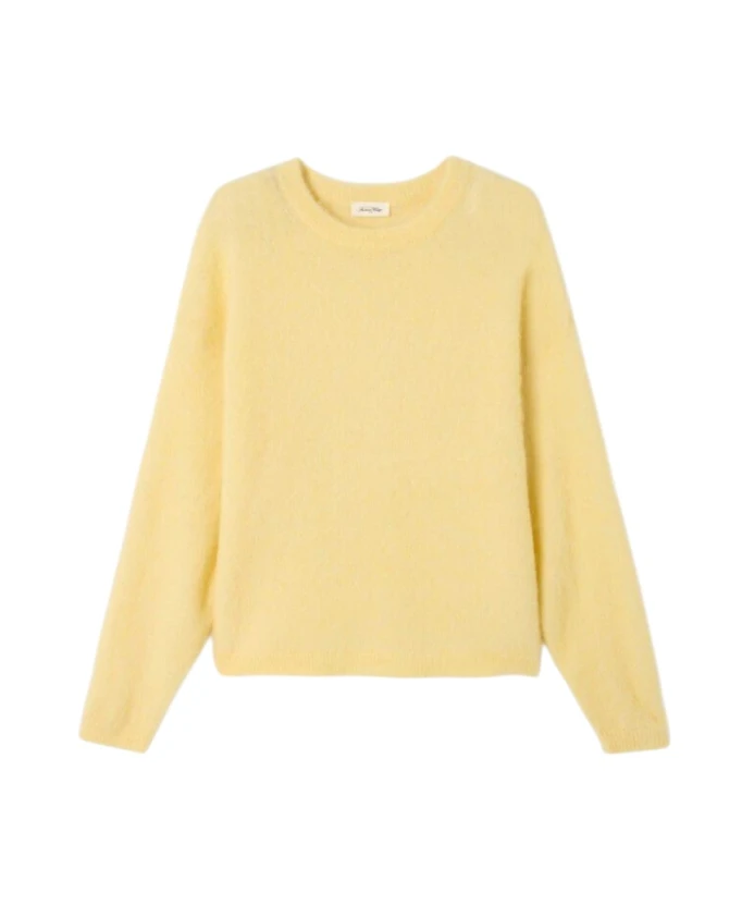 

Кардиган с длинными рукавами и пышными рукавами American Vintage, желтый