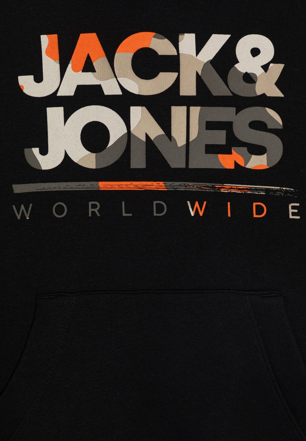 

Толстовка с капюшоном JJLUKE Jack & Jones, черный