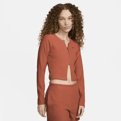 

Футболка Nike Sportswear Chill Rib, цвет Burnt Sunrise/Burnt Sunrise