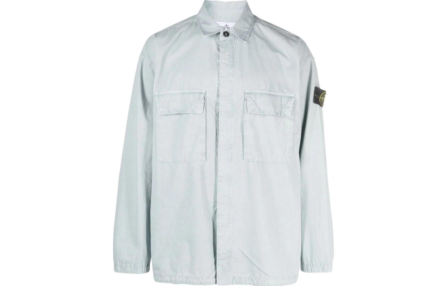 

Рубашка мужская светло-синяя Stone Island, светло-голубой