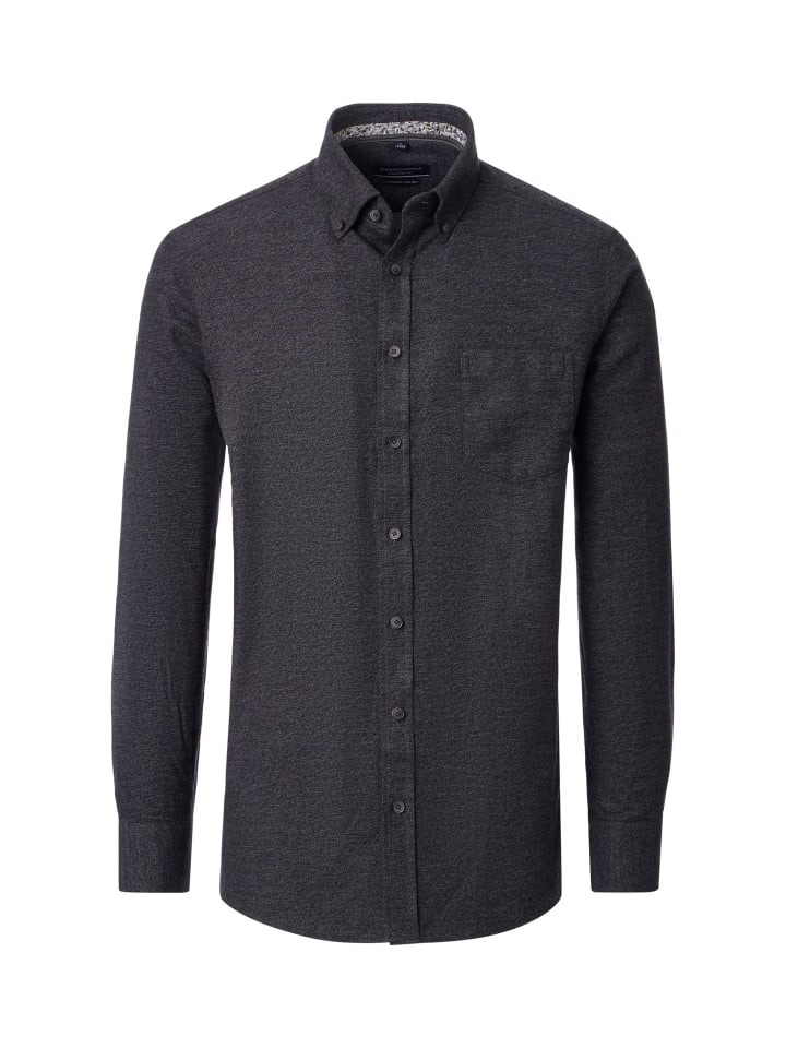 

CASAMODA Повседневная рубашка черного цвета