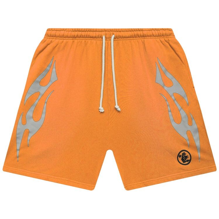 

Шорты Hellstar Flame Shorts Orange, оранжевый