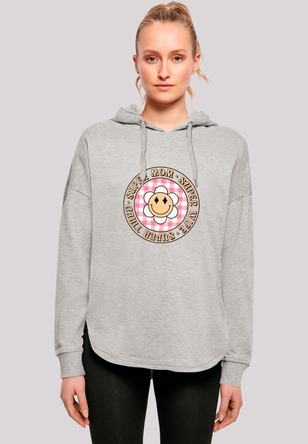

Толстовка MUTTERTAG SUPER MÜDE MAMA RETRO - Hoodie F4NT4STIC, серый