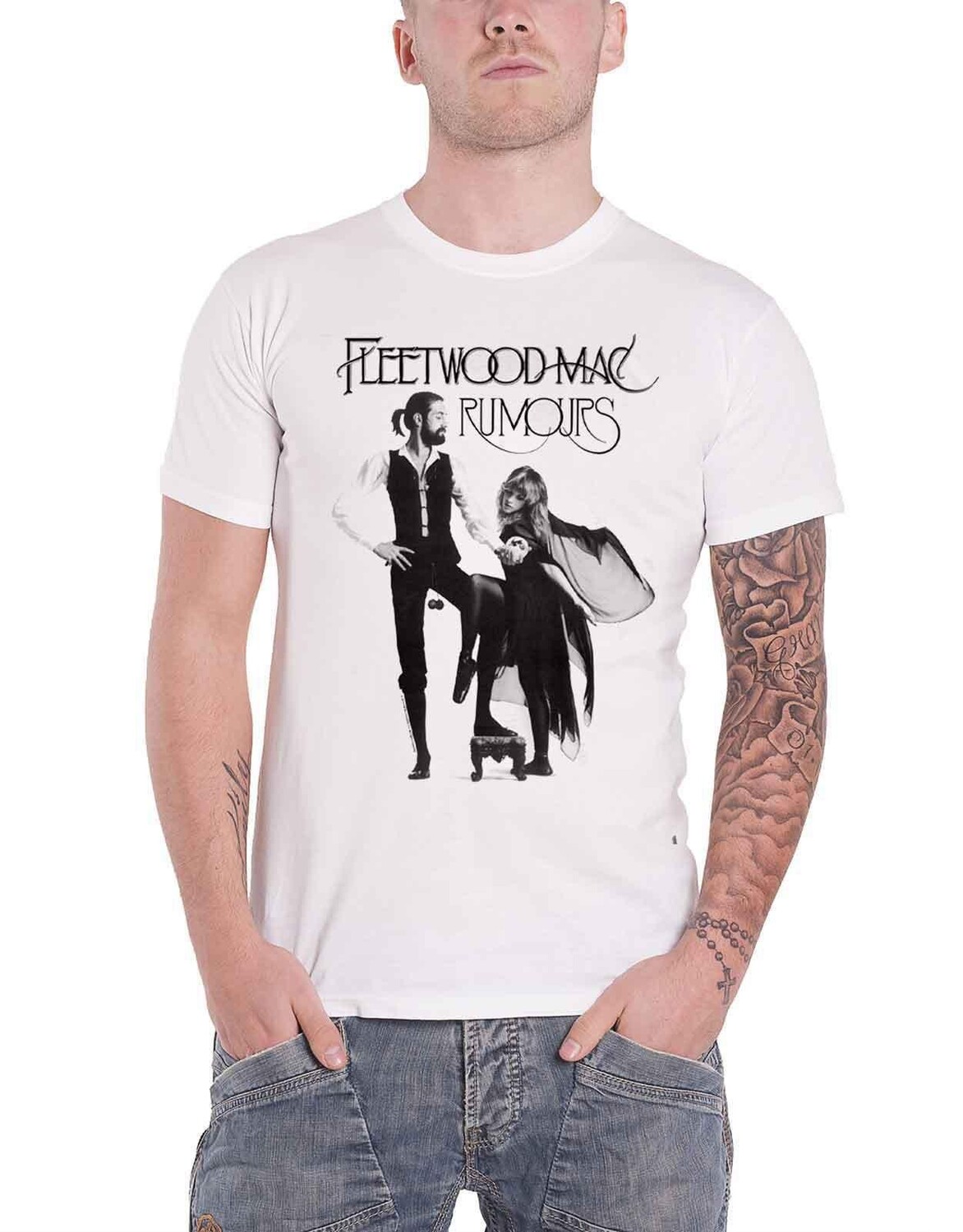 

футболка со слухами Fleetwood Mac, белый