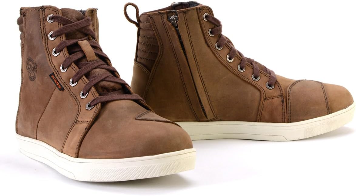 

Мужские мотоциклетные ботинки Milwaukee Leather - усиленная подошва, стелька с контролем климата, противоскользящая подошва, коричневый