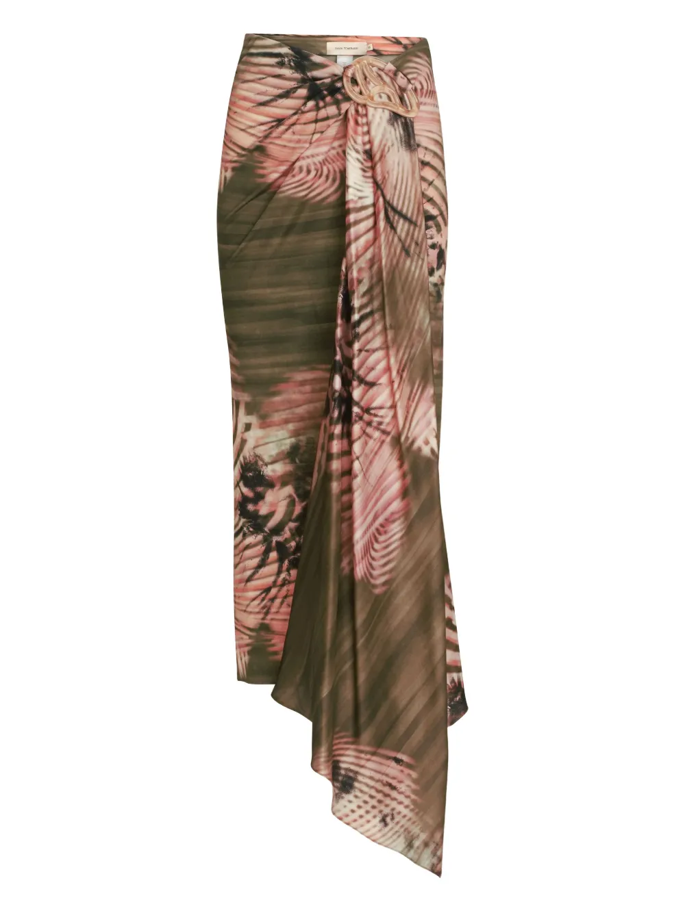 

Асимметричная миди-юбка Adrika Silvia Tcherassi, розовый