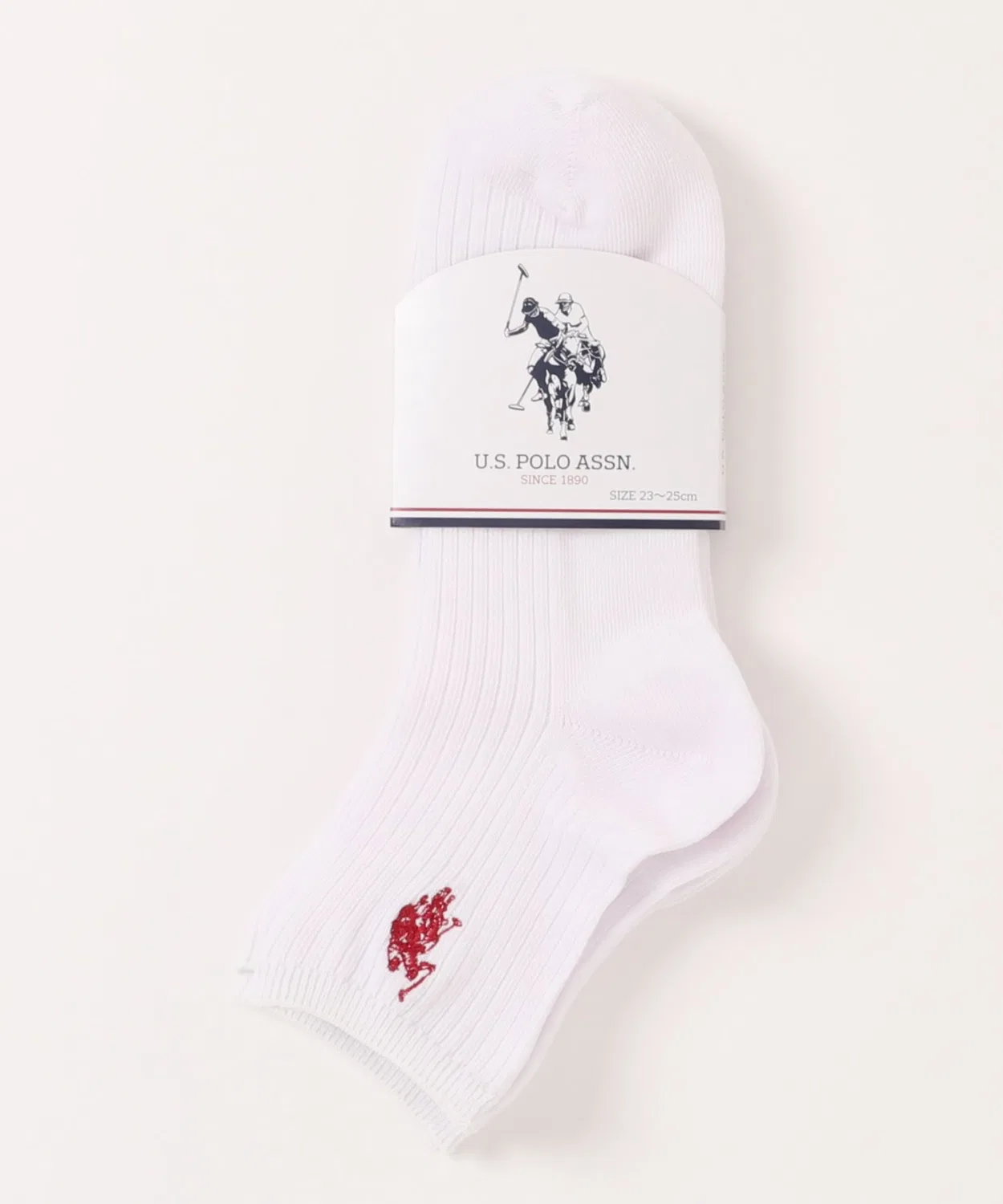 Носки U.S. POLO ASSN. квартер 3 пары белые