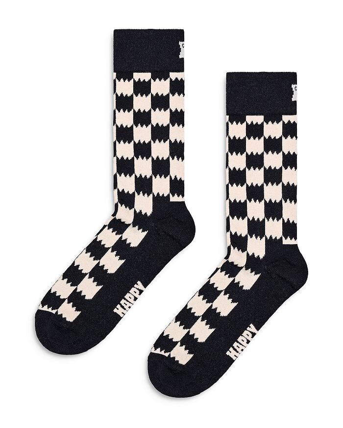 

Носки в клетку Happy Socks Dizzy, черный