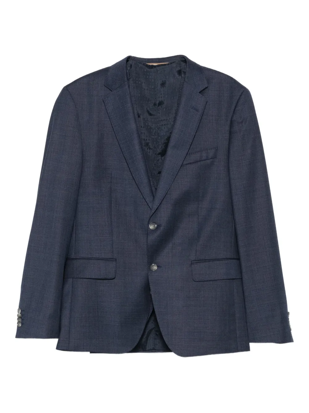 

Однобортный костюм Boss, синий