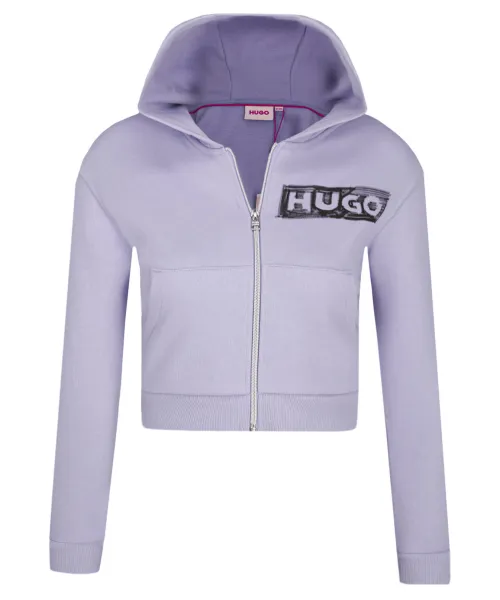

Толстовка Regular fit Hugo Kids, фиолетовый